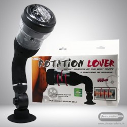 Rotation Lover Vibrating Massager With Suction Cup MS-051