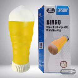 BINGO VOCAL RECHARGEABLE VIBRATING CUP MS-059