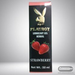 Playboy Lubricant Water Based Gel - Strawberry Flavoured CGS-034