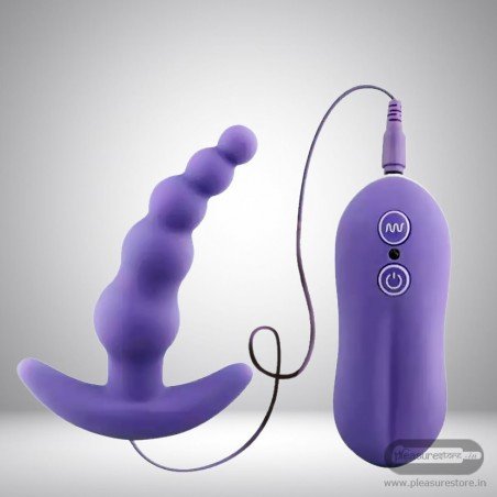 Vibrating Anal Plug Beads Prostate Massager AD-028