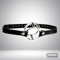 Double Metal Ring Gag for Him & Her BDSM-003