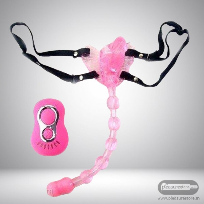 Wearable Butterfly Whip Anal Vagina Stimulator SO-003