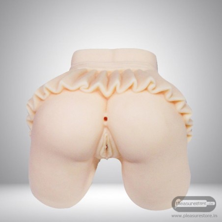 Silicone Mini Skirt Ass & Vagina Masturbator V2 BAV-019