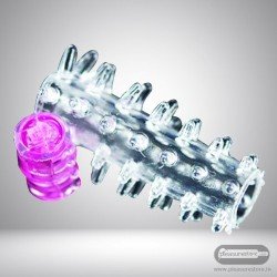 Ultra Soft Penis Extensions- Vibrating PES-001