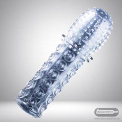 Crystal Penis Sleeve Textured Extension PES-021