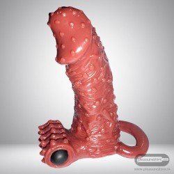 BRAVE MAN BAILE Vibration Choco Penis Extension Sleeve PES-023