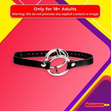 Double Metal Ring Gag for Him & Her BDSM-003