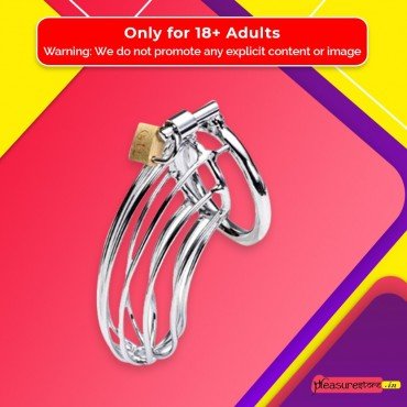 Stainless Steel Iron Wire Male Chastity Lock BDSM-016