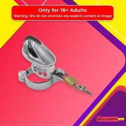 3 Size Metal Male Chastity Device Belt Cock Cages BDSM-022