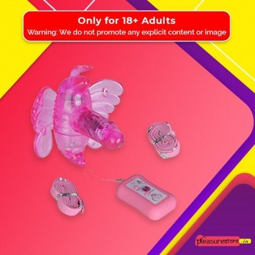 Butterfly Remote Control Strap On Vibrator SO-009