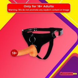 Mr. Limpy Whopper 7.8 Vibrating Female Lesbian Strap On SO-012