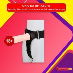 LeLuv 8 Male Hollow Vibrating Strap On SO-016