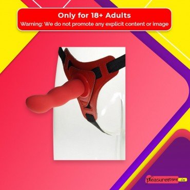 Red Deep Climax Strap On Dildo Realistic Penis Harness SO-021