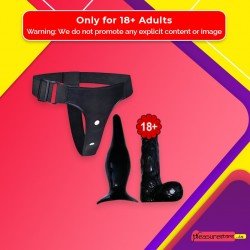 Strap-on Dildo With Anal Butt Plug SO-023