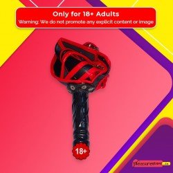 Black Red Edge Leather Harness Lesbian Strapon SO-025