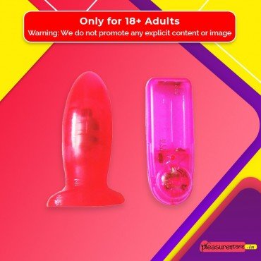 Crystal Anal Butt Plug Vibrating AD-013