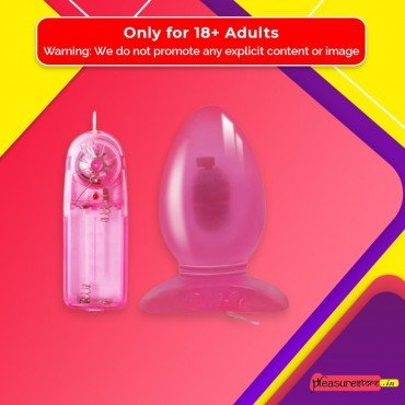 Crystal Anal Butt Plug Vibrating AD-013