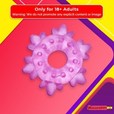 Heavy Cock Ring-Ice Flower CR-006