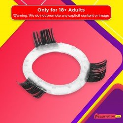 Transparent Hair Finger Fun Function Cock Ring CR-009