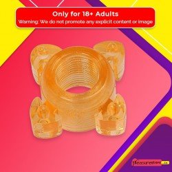 Transparent 4 Tube FingerCock Ring CR-010