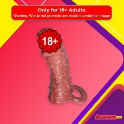 Solid Head Reusable Penis Extension Sleeve chocolate PES-026