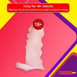 Solid Dotted Head Penis Extension Sleeve Skin Color PES-027
