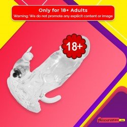 Triple Pleasure Vibrating Rabbit Penis Sleeve PES-028