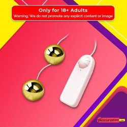 Multi Speed Golden Ben Wa Vibrating Balls Anal Vaginal BV-013