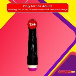Super Natural Black Silicone Realistic Vibrator RSV-011