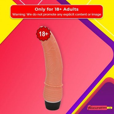 Ultra Slim Flexidick with vibrating Silicone RSV-036