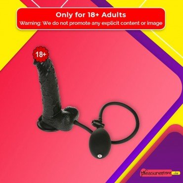 Ultimate Inflatable Realistic Non Vibrator  (Natural Feel)-in Black RSNV-011