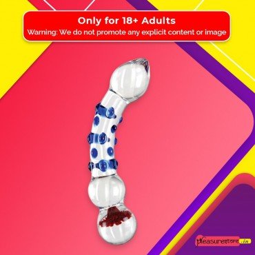 Flower Crystal Glass Dildo Sex Toy GD-003
