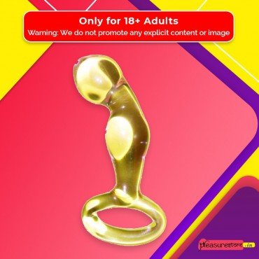 Jaguar Golden Glass Dildo GD-009