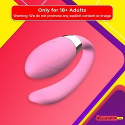 Wearable U Shape Remote Control Clitoris Luxury Vibrator LXV-030